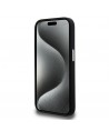 Karl Lagerfeld Silicone Metal Script Logo iPhone 15 Pro Max Case - Black