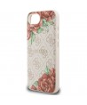 Guess 4G Flowers Print MagSafe iPhone 16e Case - Pink