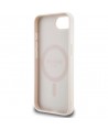 Guess 4G Flowers Print MagSafe iPhone 16e Case - Pink