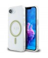 Guess IML Glitter Circle MagSafe iPhone 16e Case - Clear