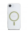 Guess IML Glitter Circle MagSafe iPhone 16e Case - Clear