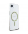 Guess IML Glitter Circle MagSafe iPhone 16e Case - Clear