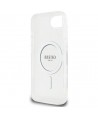 Guess IML Glitter Circle MagSafe iPhone 16e Case - Clear