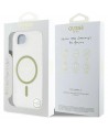 Guess IML Glitter Circle MagSafe iPhone 16e Case - Clear