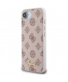Guess Peony Script Logo MagSafe iPhone 16e Case - Brown