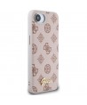 Guess Peony Script Logo MagSafe iPhone 16e Case - Brown