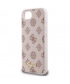 Guess Peony Script Logo MagSafe iPhone 16e Case - Brown