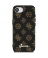 Guess Peony Script Logo MagSafe iPhone 16e Case Black