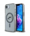 Karl Lagerfeld IML Metal Karl & Choupette Heads MagSafe iPhone 16e Case - Black
