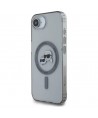 Karl Lagerfeld IML Metal Karl & Choupette Heads MagSafe iPhone 16e Case - Black