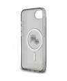 Karl Lagerfeld IML Metal Karl & Choupette Heads MagSafe iPhone 16e Case - Black
