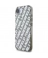 Karl Lagerfeld IML Repeat Logo case for iPhone 16e - silver