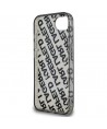 Karl Lagerfeld IML Repeat Logo case for iPhone 16e - silver