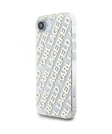Karl Lagerfeld IML Repeat Logo iPhone 16e Case - Gold