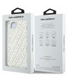 Karl Lagerfeld IML Repeat Logo iPhone 16e Case - Gold