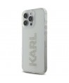 Karl Lagerfeld IML Rhinestones Logo iPhone 16 Pro Case - Clear