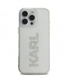 Karl Lagerfeld IML Rhinestones Logo iPhone 16 Pro Case - Clear
