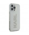 Karl Lagerfeld IML Rhinestones Logo iPhone 16 Pro Case - Clear