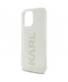 Karl Lagerfeld IML Rhinestones Logo iPhone 16 Pro Case - Clear