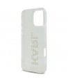 Karl Lagerfeld IML Rhinestones Logo iPhone 16 Pro Case - Clear