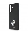 Karl Lagerfeld Saffiano Case w/ K&C Metal Logo for Samsung Galaxy A36 - Black