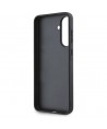 Karl Lagerfeld Saffiano Case w/ K&C Metal Logo for Samsung Galaxy A36 - Black
