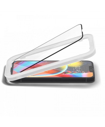 Spigen ALM Glass FC Tempered Glass for iPhone 13 / 13 Pro / 14 - Black