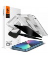 Spigen Glas.tR EZ Fit Privacy Tempered Glass for iPhone 13 / 13 Pro / 14 / 16e / 17e - 2 pcs.