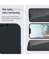 Spigen Glas.tR EZ Fit Privacy Tempered Glass for iPhone 13 / 13 Pro / 14 / 16e / 17e - 2 pcs.